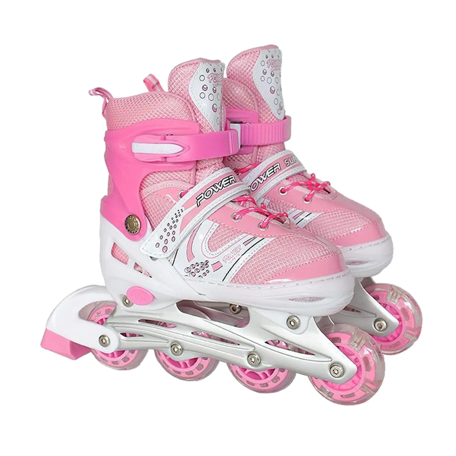 Light Up Kids Inline Skates Breathable Mesh Roller Skates with LED Wheels for Children Outdoor Indoor Use
