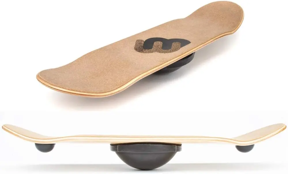 

Balance Board and Agility Trainer - Wooden Balance Trainer Board for Snowboard Training, Skateboarding, Surfing, Hockey