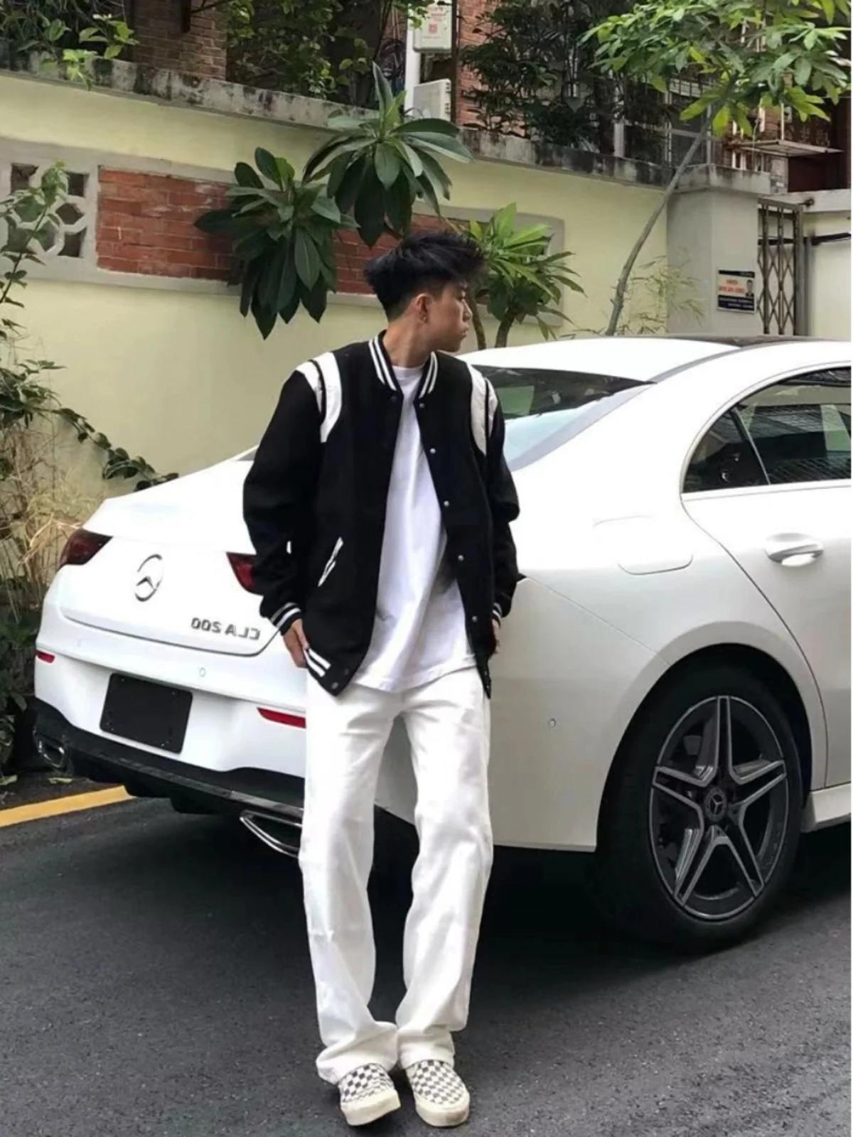 

ex Loose Fit Woolen Baseball Jaet Spring Autumn Trendy American Brand High End Feel Pilot Coat Men's Women's Outerwear