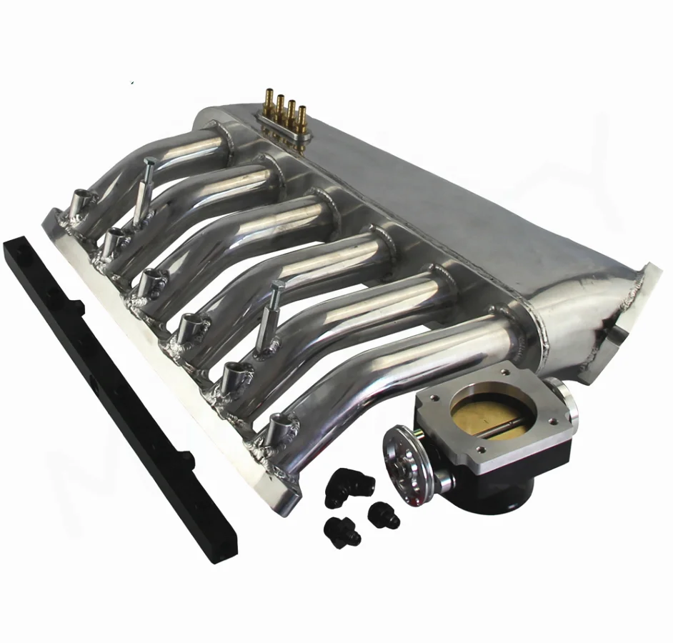 Intake Manifold For E36 E46 M50 M52 325i 328i 323i M3 Z3 E39 528i + Fuel Rail Kit +Throttle Body