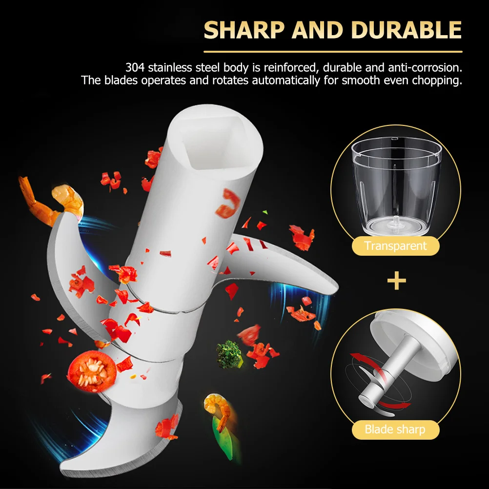 

Mini Food Chopper Automatic Vegetable Garlic Mincer Manual Blender Cutter Kitchen Tool For Home Restaurant