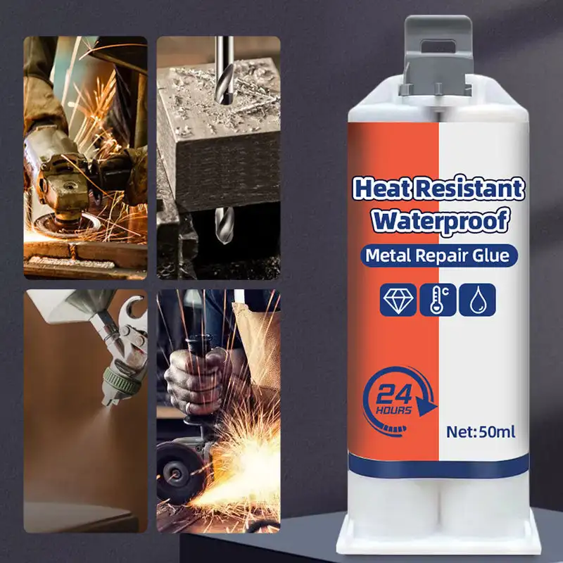 50G/100G Ab Lijm Sterk Lassen Lijm Hittebestendige Waterdichte Metalen Reparatie Agent