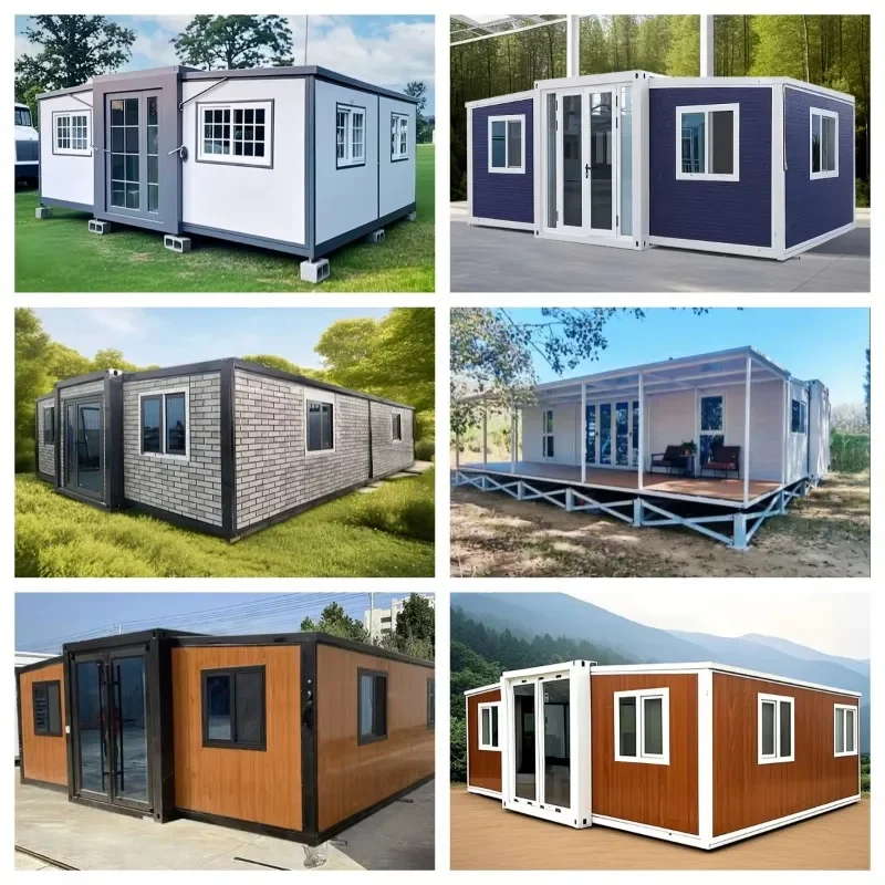 Tiny Home Mobile Folding Room Prefabricated Expandable Luxury Container House Prefab Villa Quick Build Storage Hot Sale America