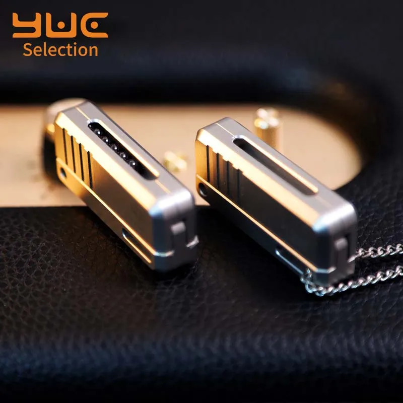 YUC Mechanical Rifling Push Slider Stainless Steel Metal Decompression Toys GAO Studio 4.0 Edc Slider Antistress Fidget Desk Toy