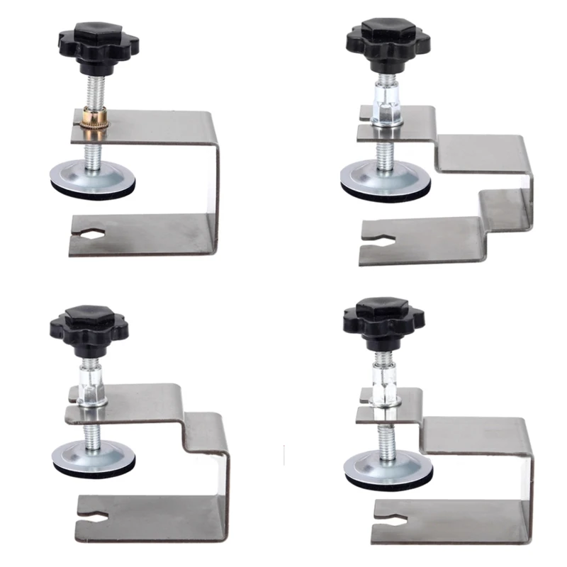 Clip Holder Drawer Front Installation Clamps Stainless Steel Cabinet  Clamp Tools Cabinet Hardware Jig for Home Woodworking