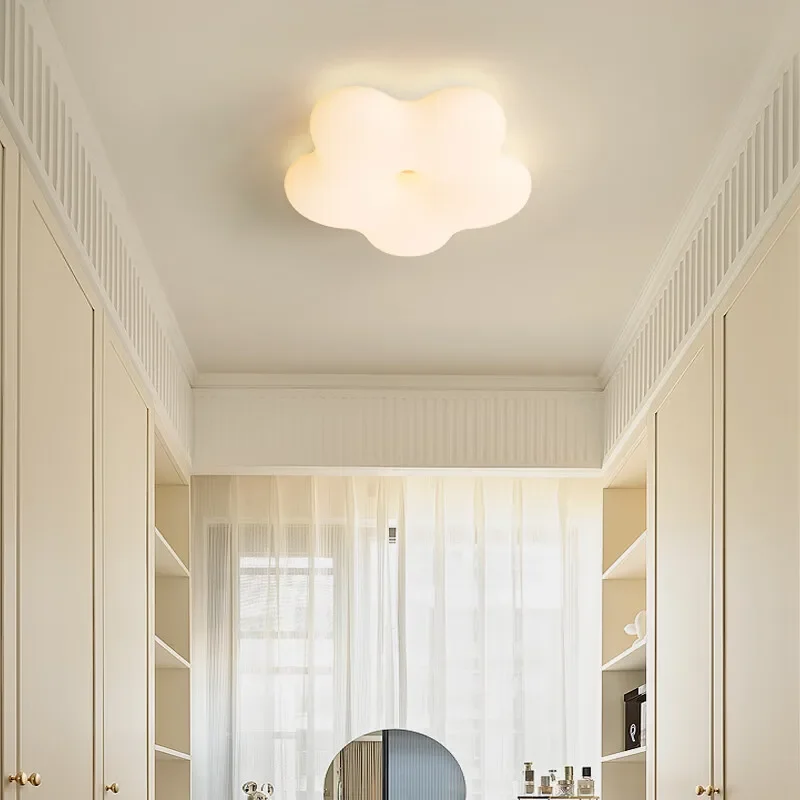 バルコニー通路シーリングライト暖かいクリーム風フルスペクトル目の保護スマートバルコニー通路入口ライト