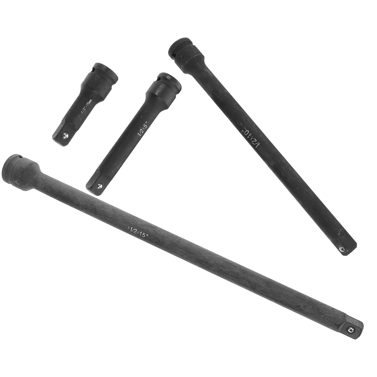 

4Pcs Socket Extension Bar Set Chrome Vanadium Alloy Durable Mechanical Repairs Automotive Use Impact Extension Socket Tool