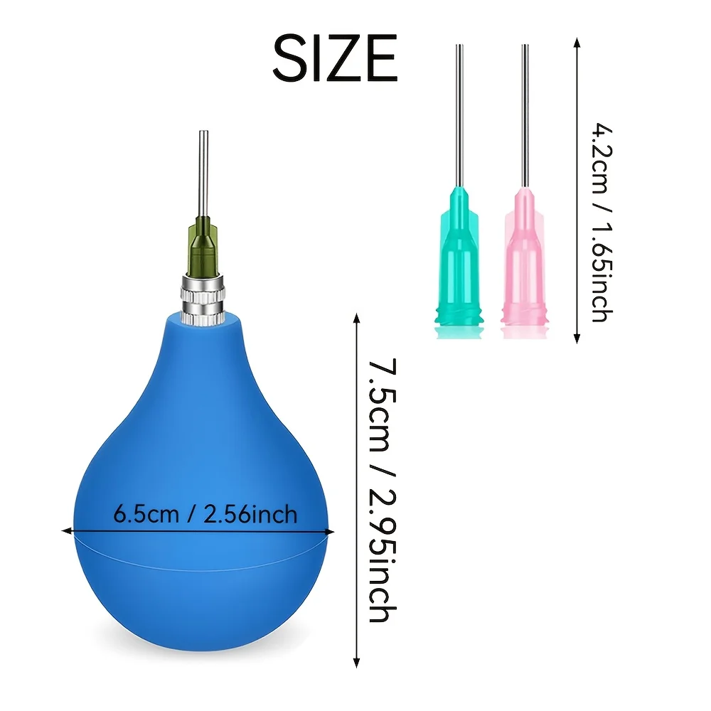 Precision Applicator Set with Funnel & Stainless Steel Needles, Leak Proof Dispensing Tool for Essential Oil Glue Liquid