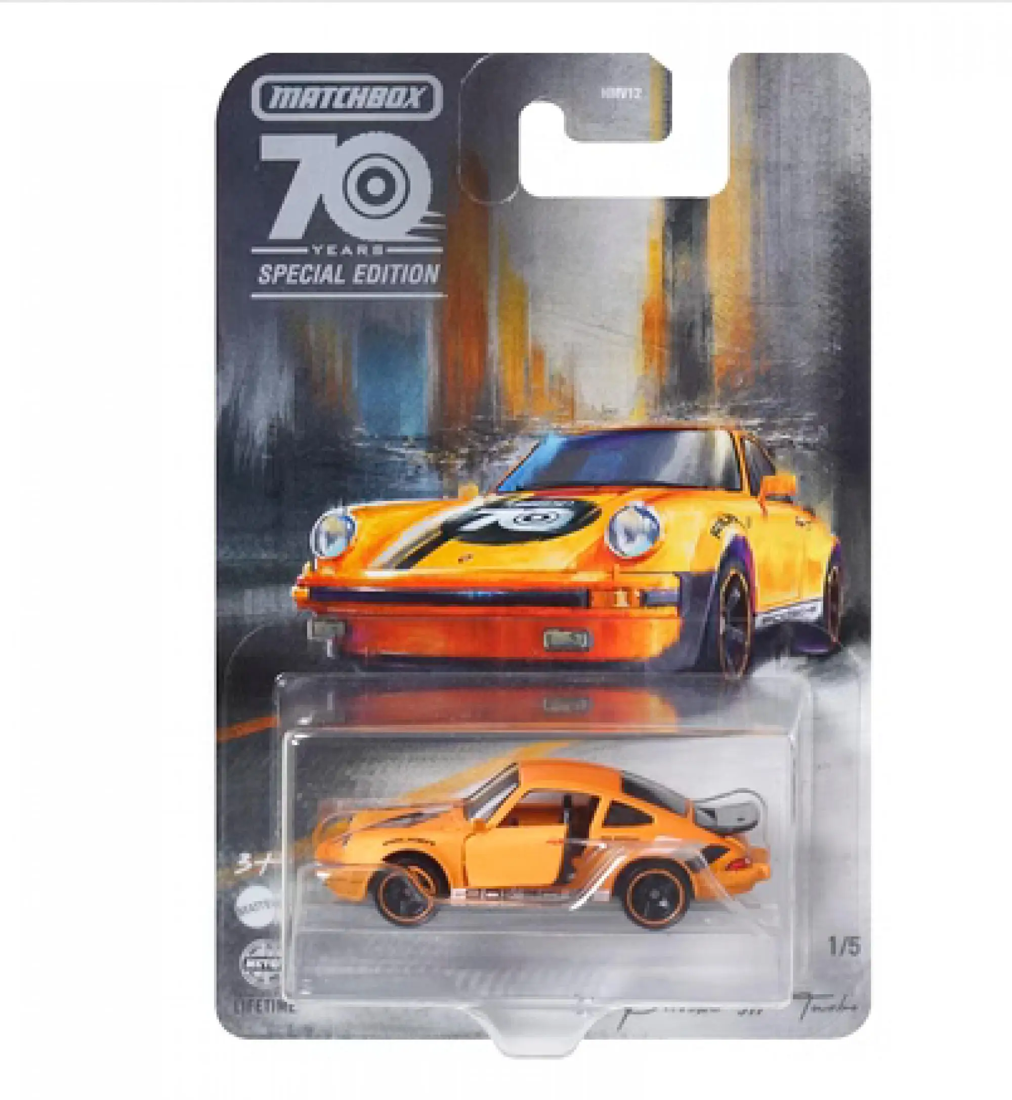 Mattel Matchbox 70Th Series Alloy Car Model with Movable Doors Porsche Ag Corvette C8 Mazda Mx Dodge Collection Model Toys Gift