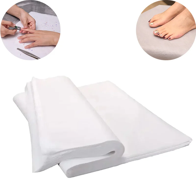 وسادة فنية للأظافر للاستعمال مرة واحدة: حصيرة مانيكير مضادة للرسول سهلة التنظيف، محمولة لصالونات الأظافر للاستخدام المنزلي، طلاء الأظافر Debri #1