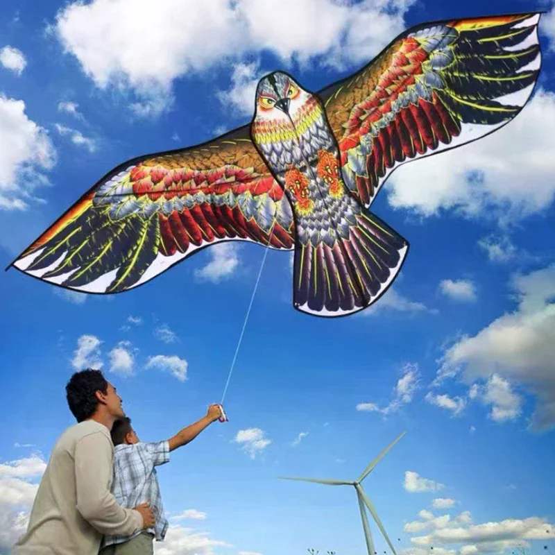 

1.6/1.8m Giant Eagle Kite With 100m Kite String Flying Bird Kites Outdoor Fun Sports Garden Toys Bird Repelling Kite
