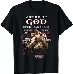 Armor Of God Knight Templar For Men T-Shirt For Men Clothing Women Short Sleeve Tees High Quality 100%Cotton