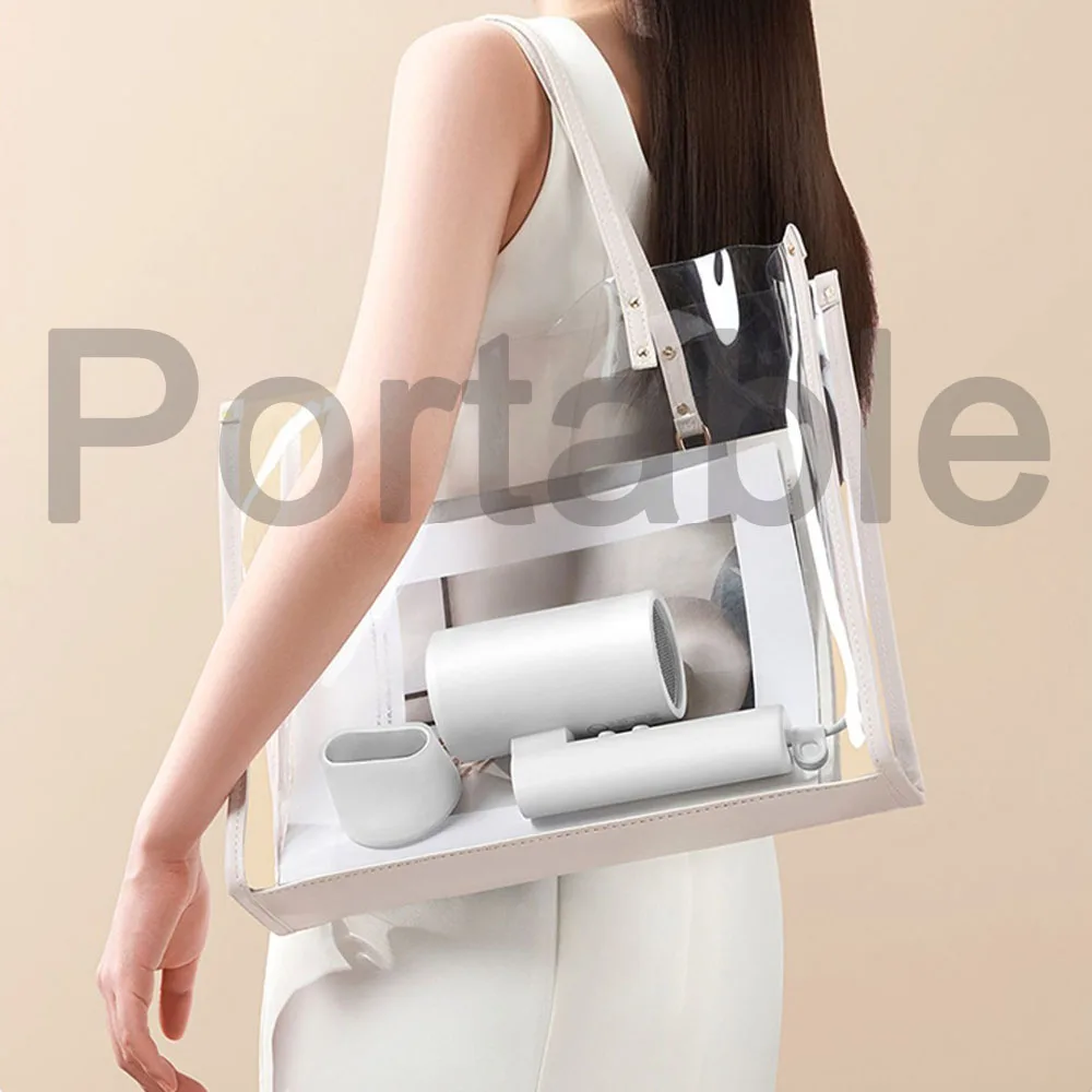 H101 مجفف الشعر مقبض قابل للطي الرياح القوية أنيون منفاخ قوي الرياح الساخنة والباردة 1600 واط مجفف للنفخ للسفر فندق 2 التروس