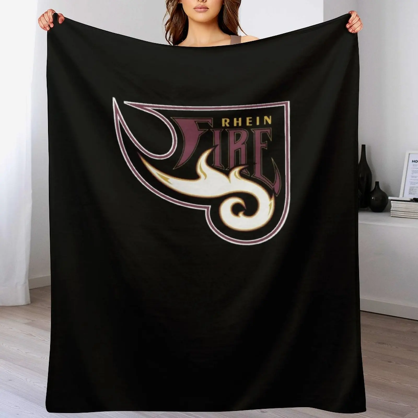 

Rhein Fire Vintage Logo Classic Throw Blanket