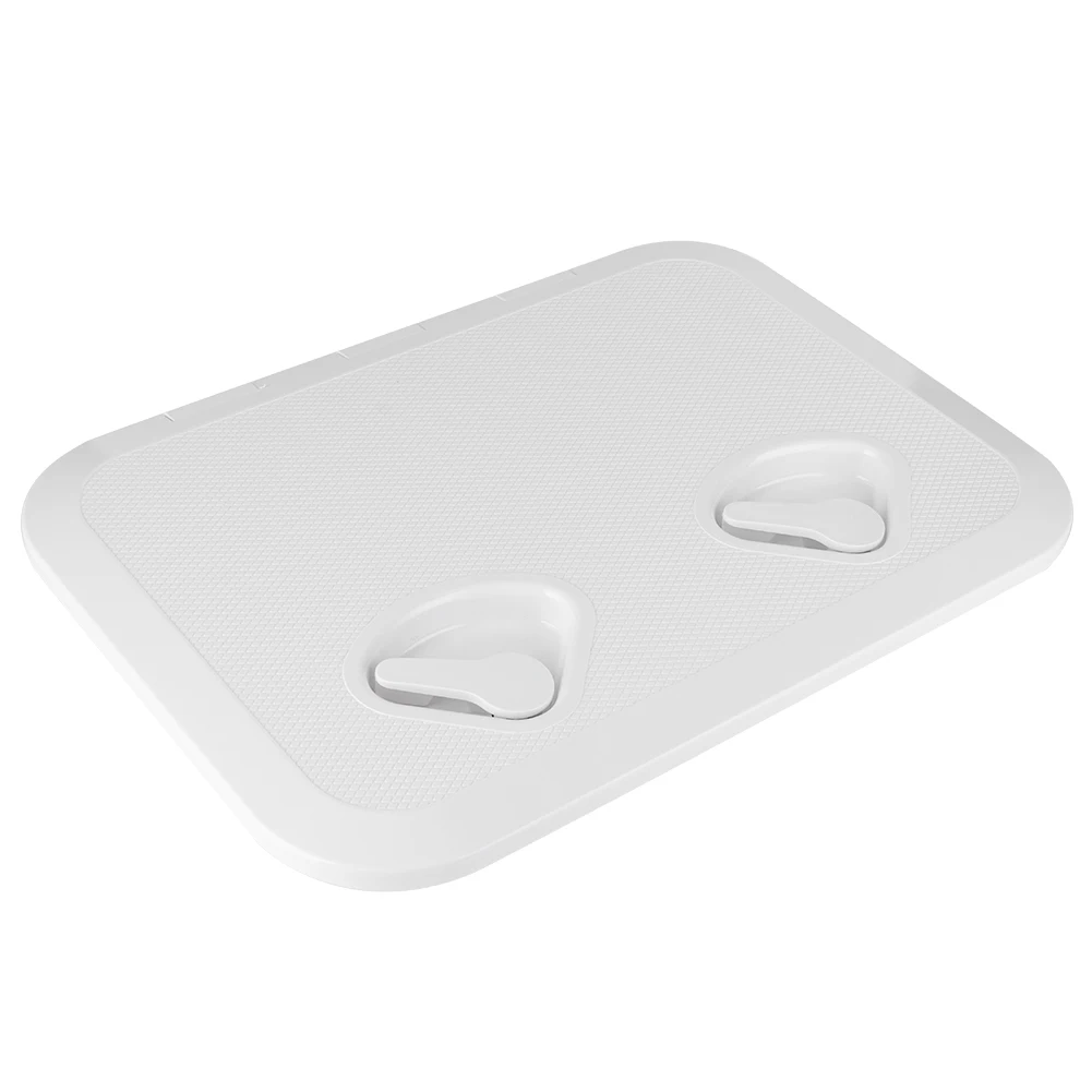 

Double Handle Square Deck Access Inspection Cover Anti Marine Boat Yacht Accessory