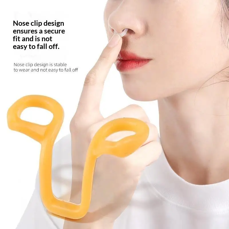 【B】Stop Snoring Device Silicone Elastic Nose Clip Anti-Snoring Supplies Nasal Dilator For Better Sleep & Improved Airflow