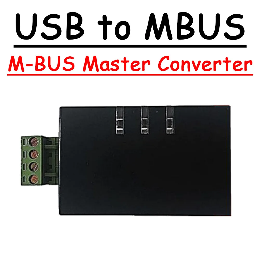 Mbus Isolado para Usb Master Converter Data Field Debugging Test Comunicação para Eletricidade Medidor de Calor de Água M-bus