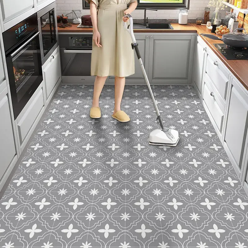 Modern Luxury Balcony Entry Carpet Kitchen Waterproof Oil-Proof Non-Slip Rug Large Area Dirt Resistant Decorative Floor Mat