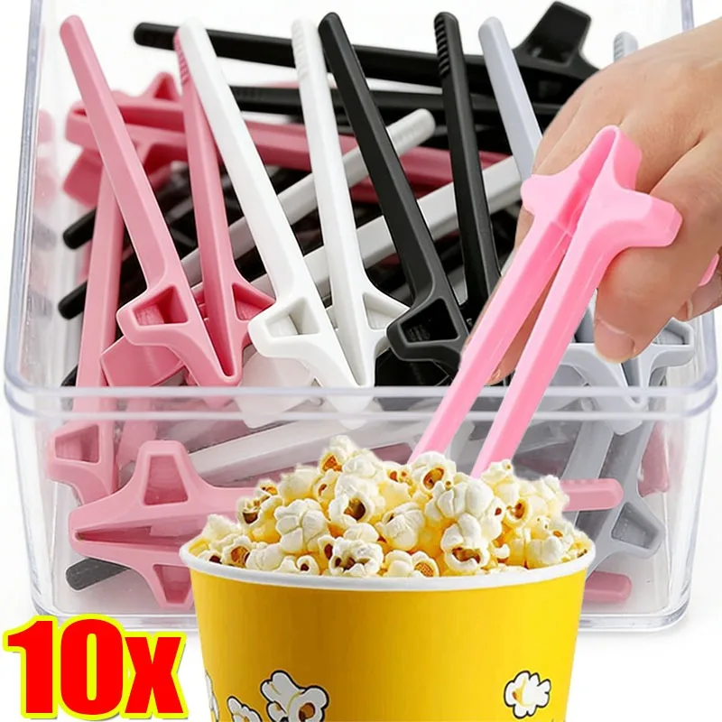 10/1PCS Lazy Fingers Chopsticks Play Games Eat Snacks Clip Brush Video Training Learning Chopstick Without Dirty Hands Food Clip