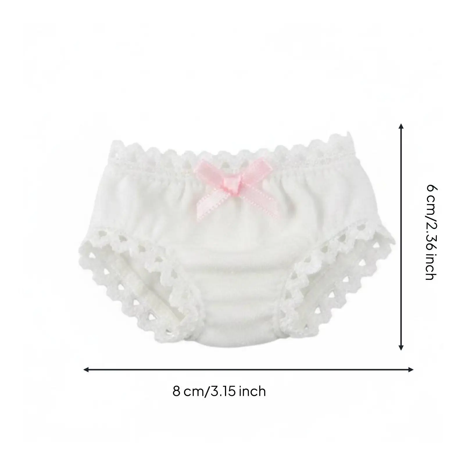 Lace Underwear Doll Panties Delicate Lace Edge Soft Layer Doll Clothes for Blythe Doll Outfits