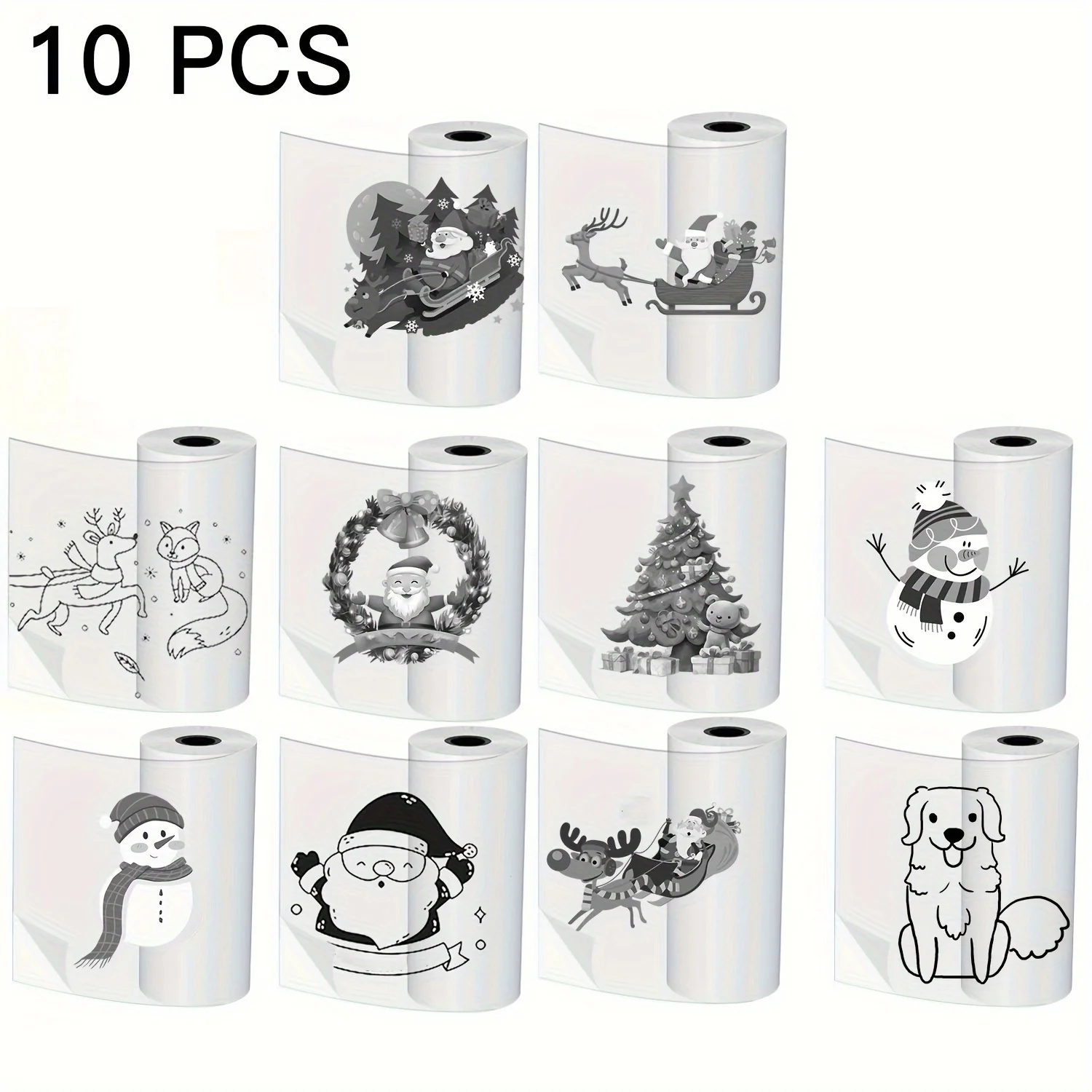 ورق حراري شفاف 57 × 25 مم ذاتي اللصق مناسب لطابعات صغيرة محمولة/جيب سطح ضوء الكاميرا لمعظم طابعات الجيب