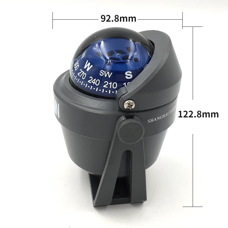 Magnetic compass Marine Hardware Accessory Copper Yacht Marine Replacement Accessory Deck Mount Watercraft Fishing Row 11 Deck