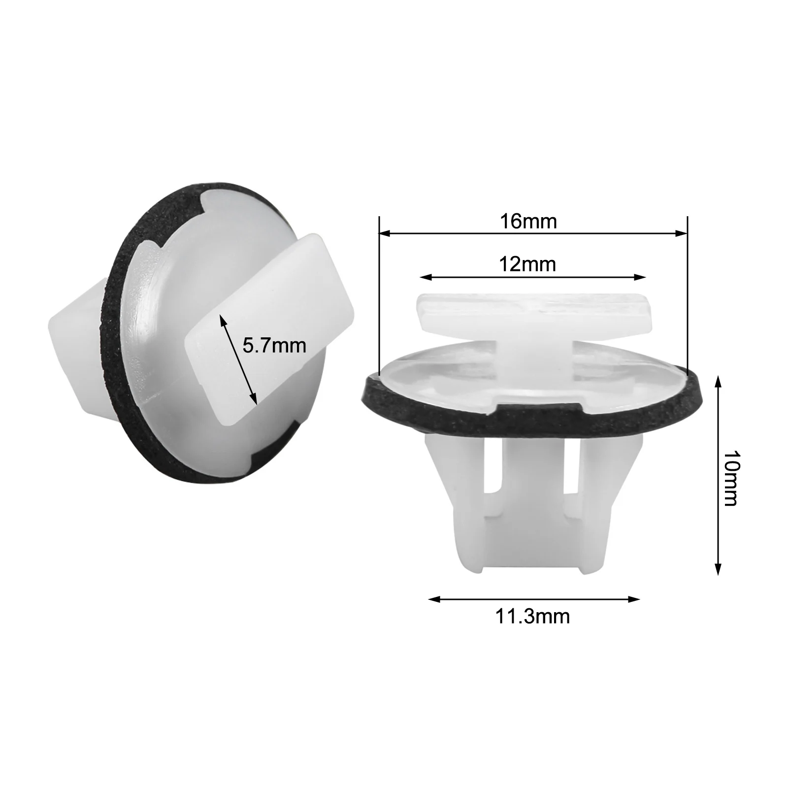 TUCANSBP 20 Clips Embellecedores Arco Rueda Para Nissan Juke, X-Trail, Murano - Números 76847-JG00A Y 76882-JG10A