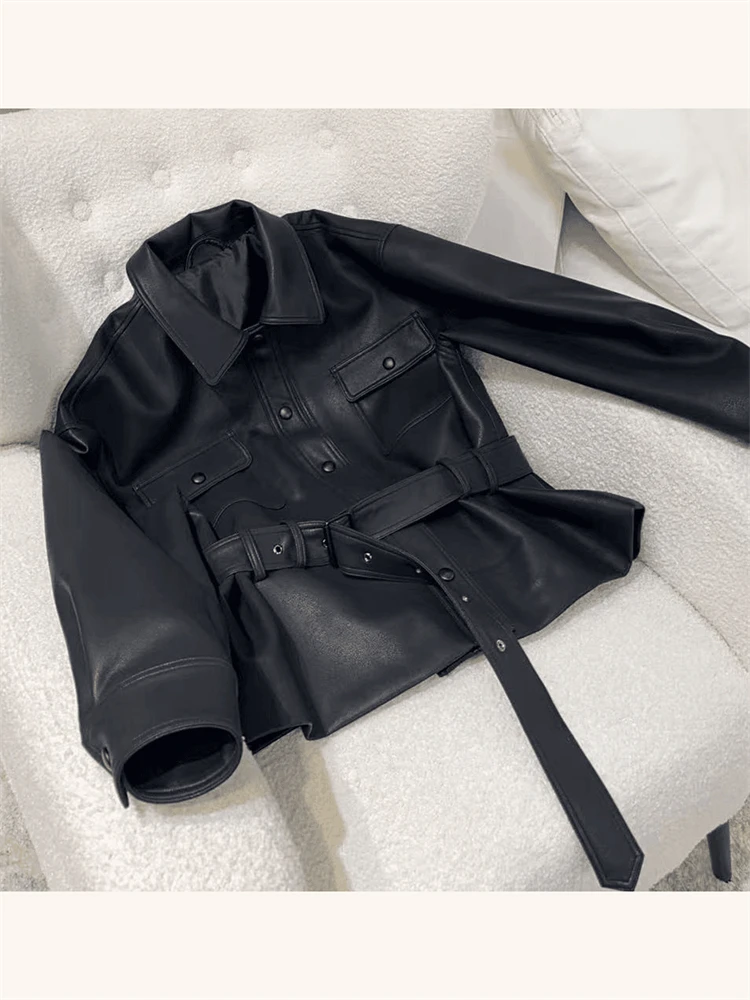 

Крутая женская куртка Bla Biker Sle, весна 2026, модная уникальная верхняя одежда, женское пальто, уникальное пальто Sli