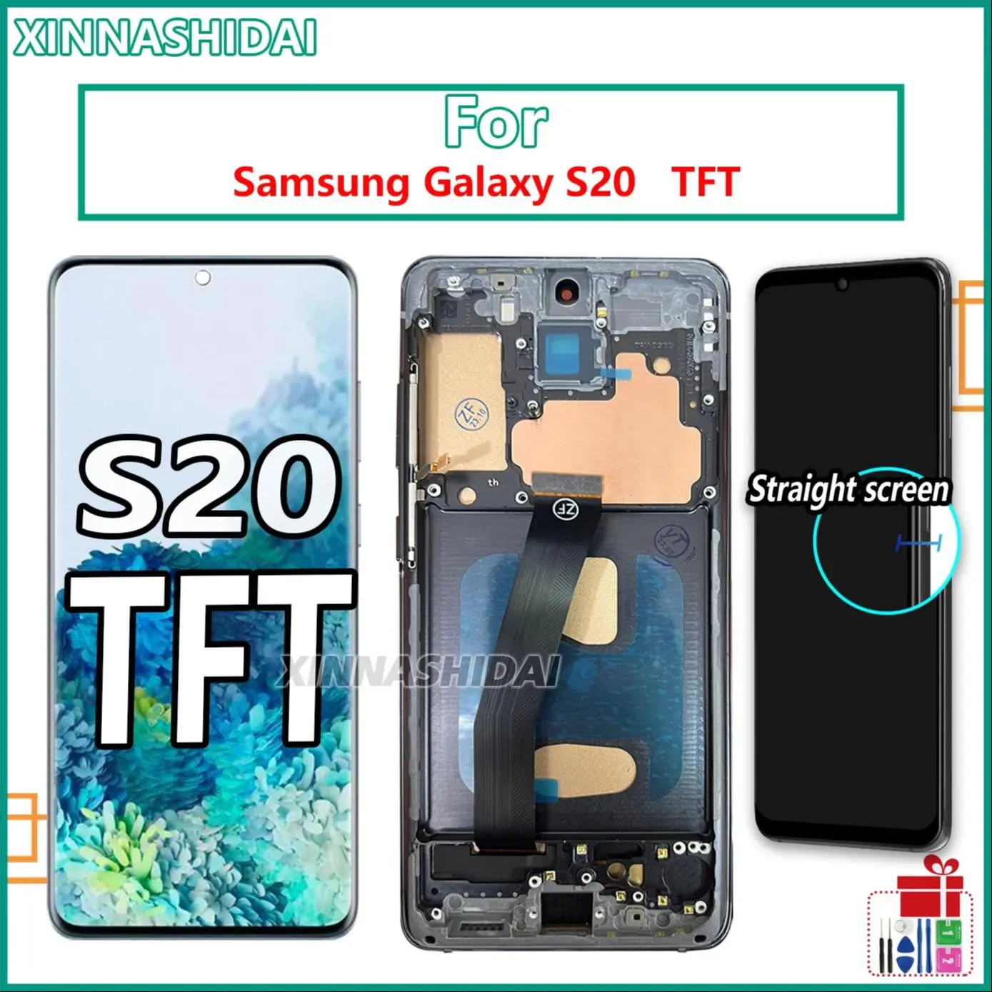 TFT S20 ЖК-дисплей для Samsung Galaxy s20 ЖК-дисплей с рамкой G980 G980U G980F/DS дисплей сенсорный экран дигитайзер в сборе