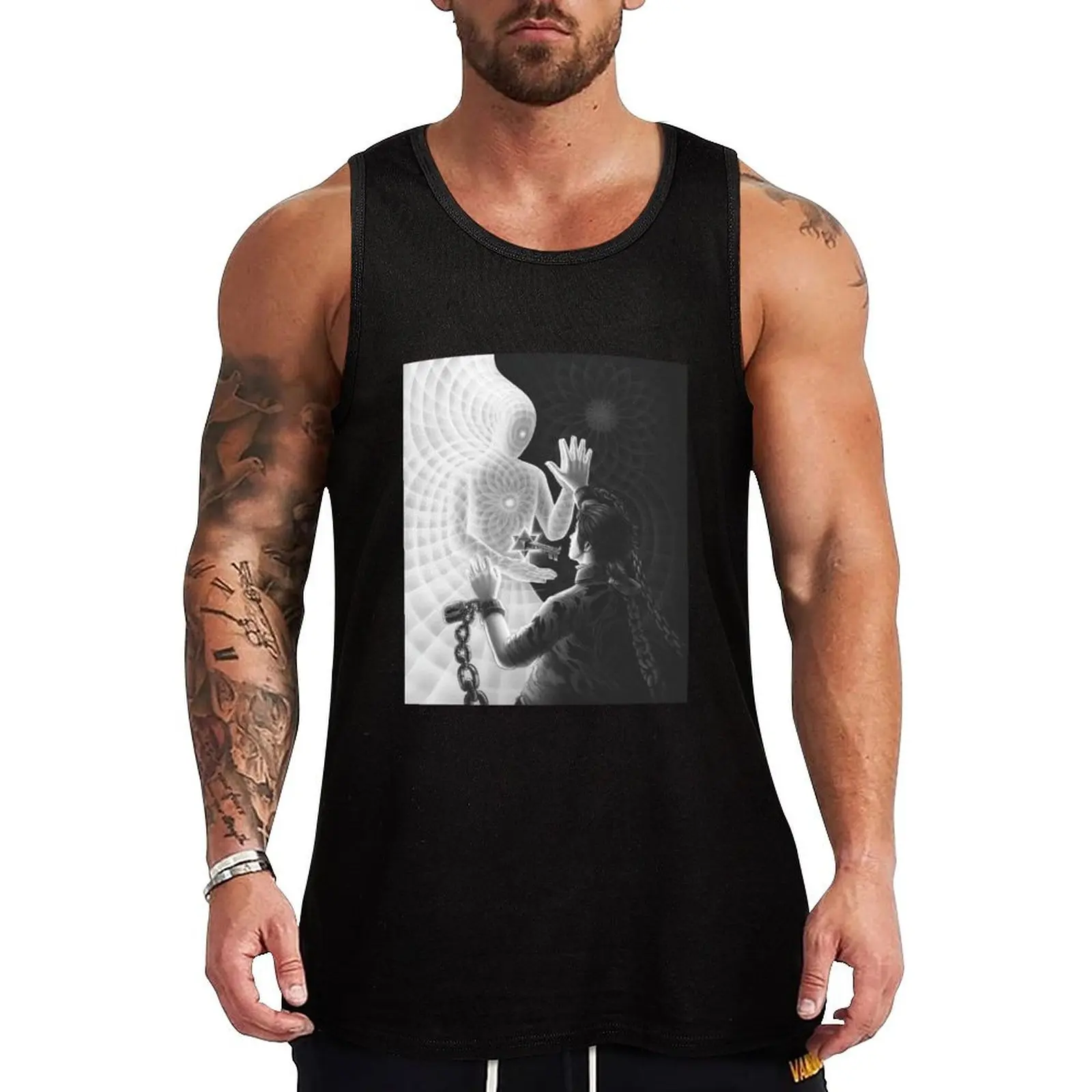 Helping Spirit Tank Top Urban Tank Top Streetwear Casual Sleeveless Shirt
