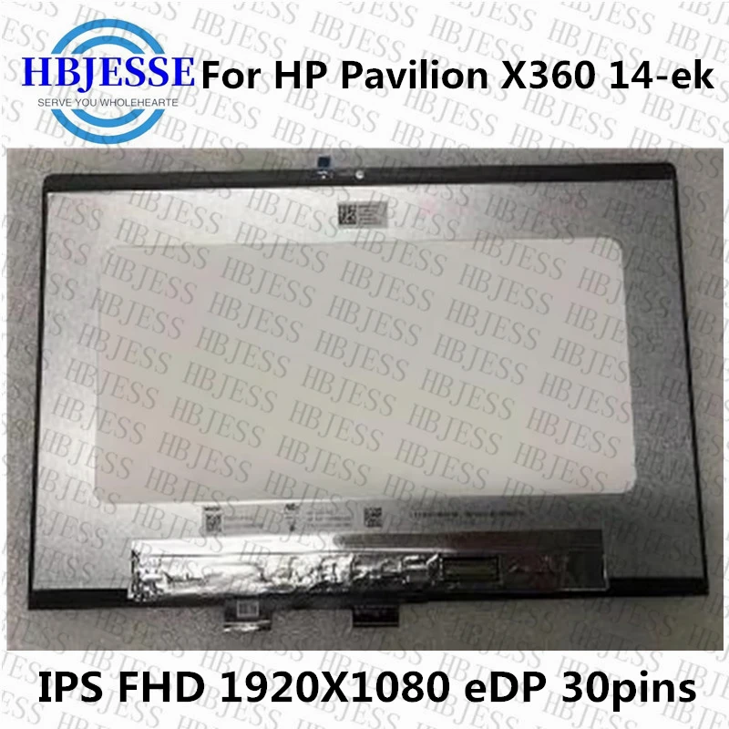 FHD Display Panel LCD Touch Screen Digitizer Assembly For HP Pavilion x360 14-EK 14T-EK 14-ek0157TU 14-ek0162TU 14-ek0039TU