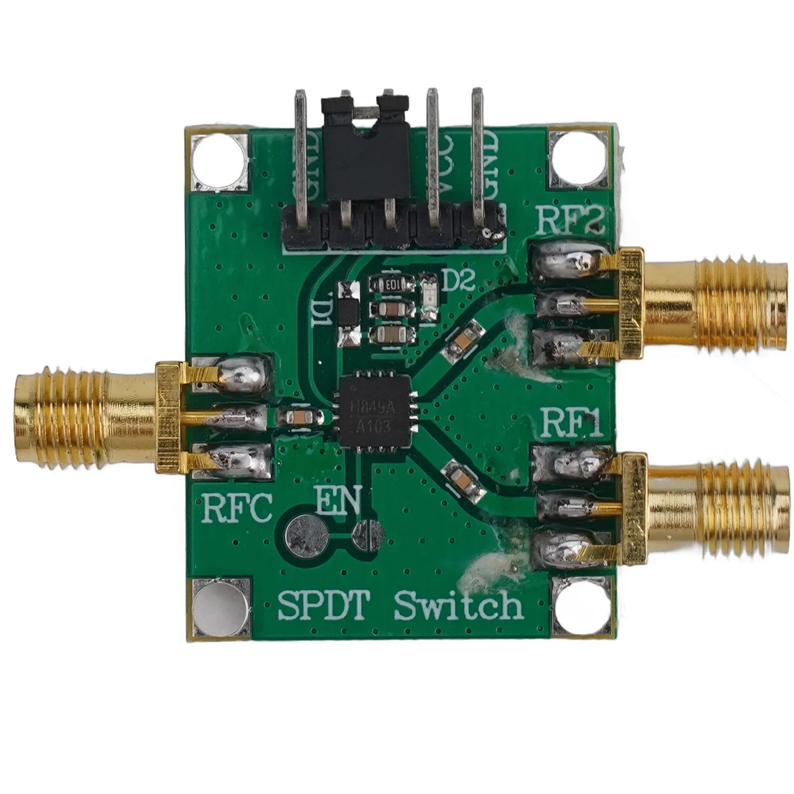 Imagem -06 - Módulo de Interruptor rf 6ghz Pólo Único Placa de Módulo de Lançamento Duplo com Generadores de Sinal de Largura de Banda Teste Inspeção de Medição 1pc Hmc849