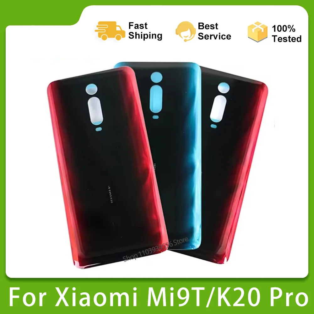 

Back Glass Cover For Xiaomi Mi 9T Pro Back Battery Cover Mi9t Replacemen Rear Door Housing Panel For Redmi K20 Pro Battery Cover