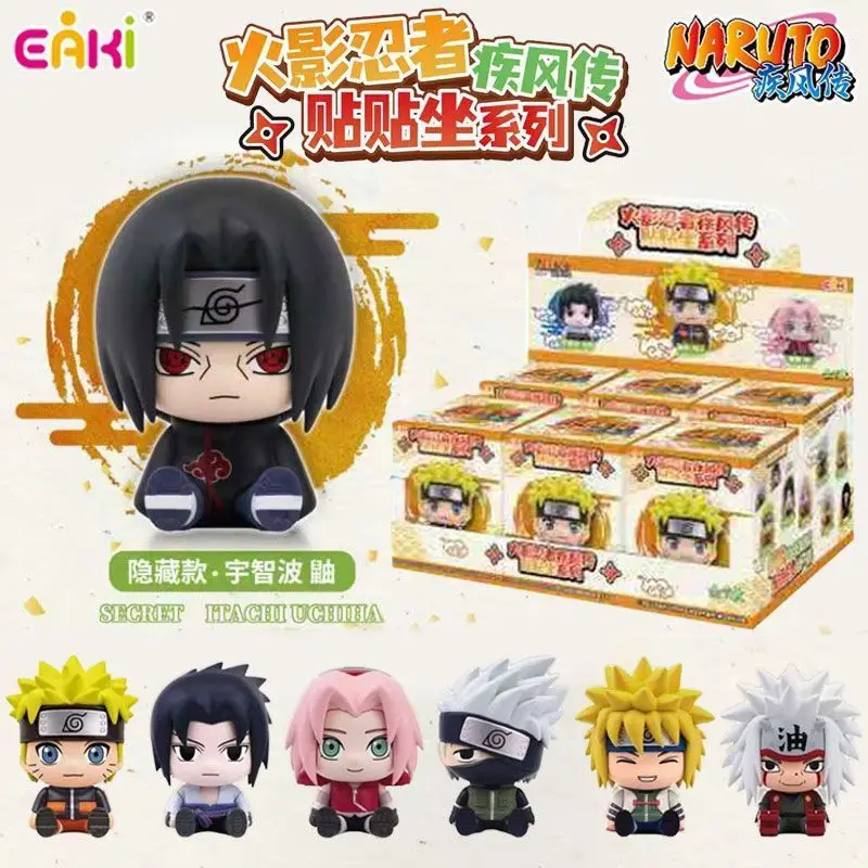 

In Stock Original Genuine EAKI Naruto Blind Box Shippuden Sit Close Together Series Anime Character Model Collection Toys Gifts