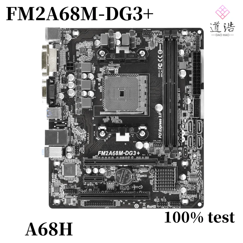 

Материнская плата A68H для Asrock FM2A68M-DG3 + 32GB Socket FM2 + DDR3 PCI-E3.0 Micro ATX материнская плата 100% протестирована полностью работает