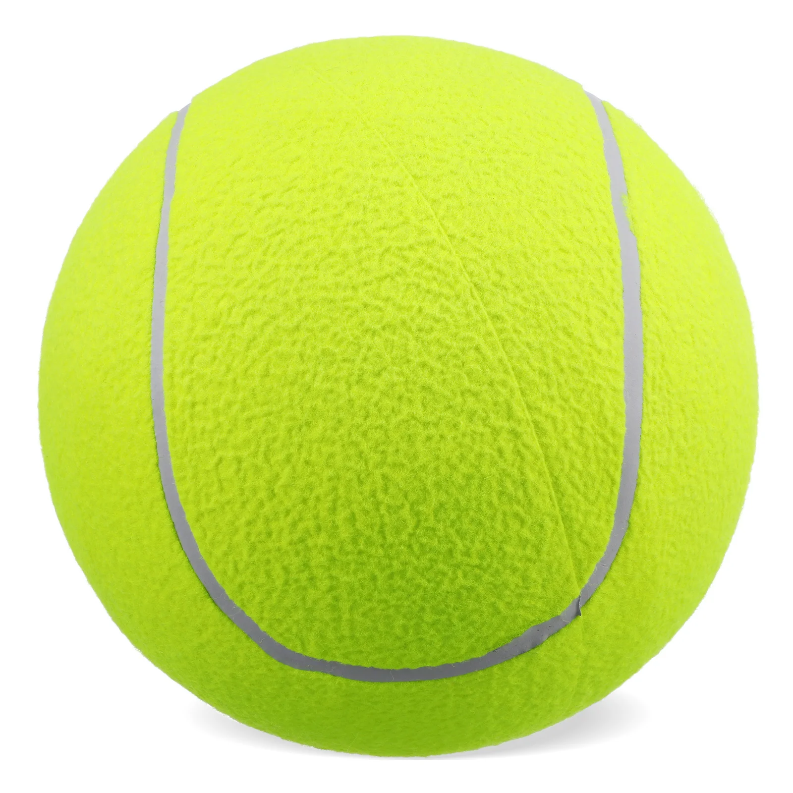 

95 Inch Giant Tennis Ball 24cm Nylon Durable Large Dog Outdoor Accessory Giant Tennis Ball Interactive Training Accessory