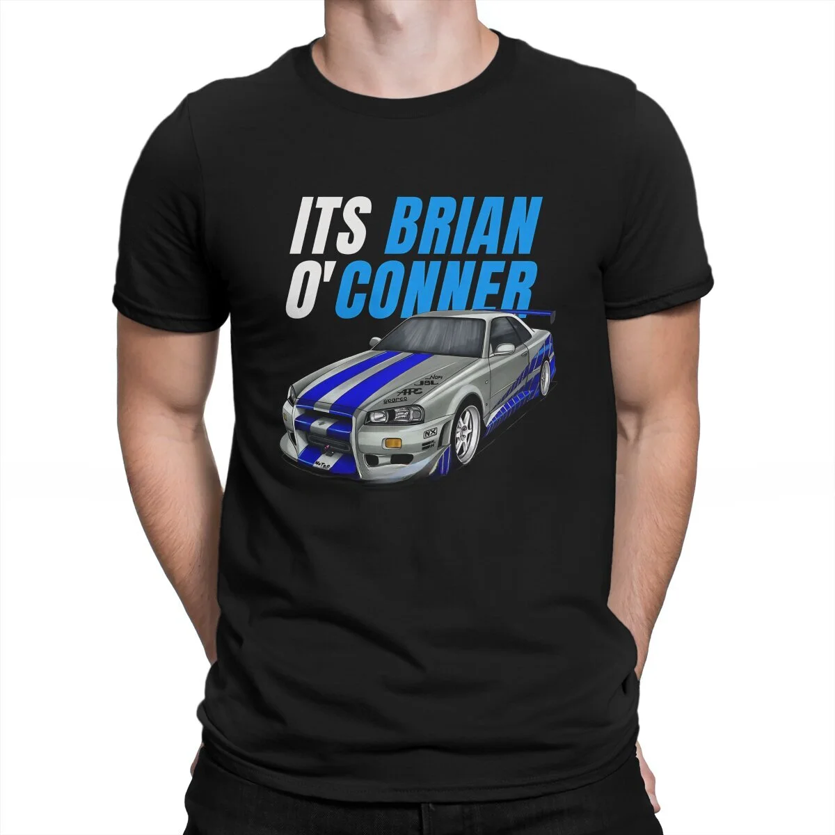 The Fast And The Furious Crewneck TShirts Its Brian o Conner Print Men\'s T Shirt Hipster Tops Size S-5XL vintage Summe MAN