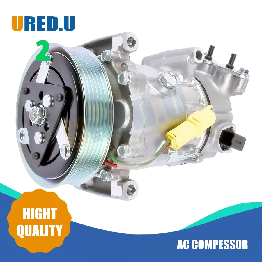 

AC Compressor 508SW 9HD 9678656080 98886 1607424980 1617992780 6453QJ 6453QK 6453WK 6453WL 6453ZX for PEUGEOT 508 1.6 EP6CDT