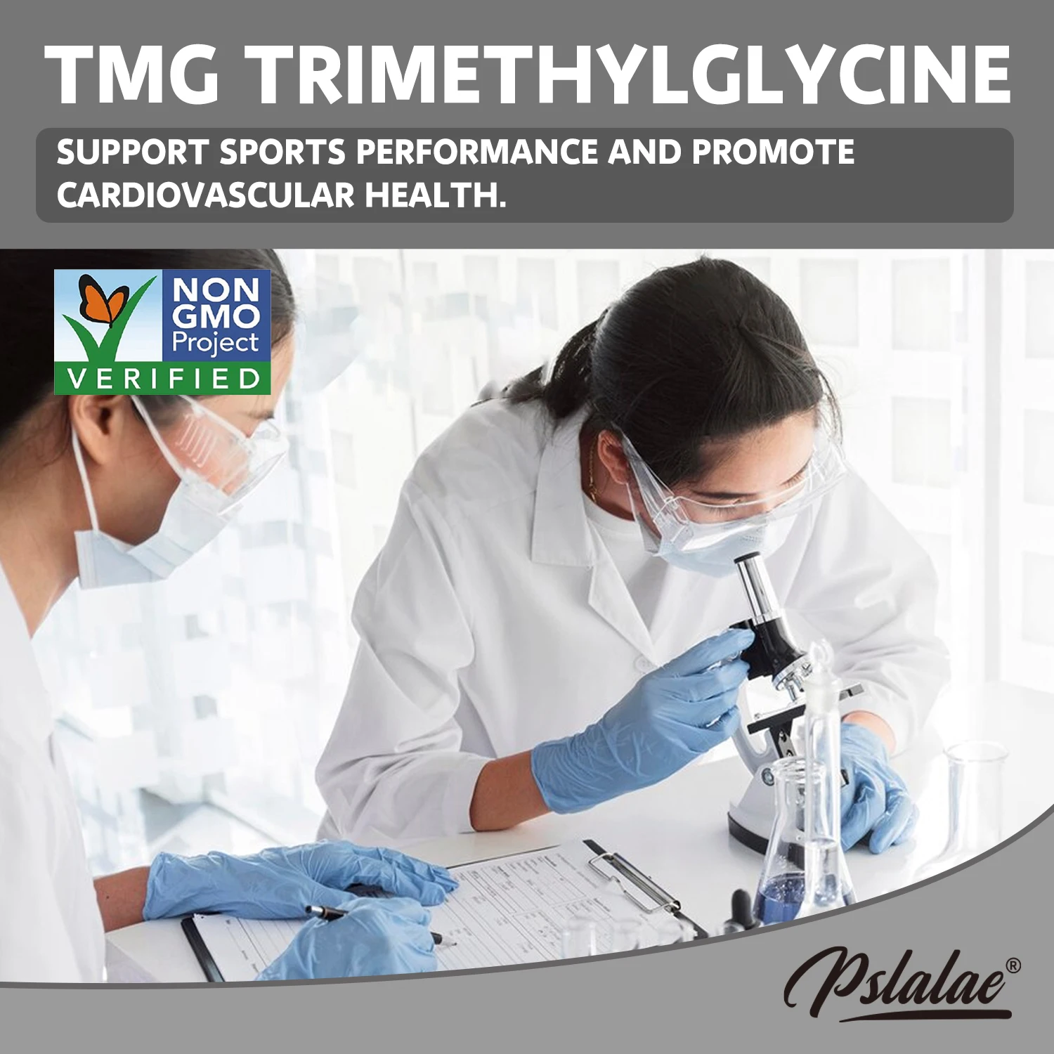 TMG Trimetilglicina - Betaine Anhydrous - Saúde do Fígado, Saúde do Coração, Sem Glúten, Não OGM