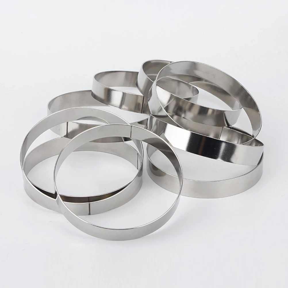 

Pizza Sauce Stainless Steel Ring Round Mousse Cake Rings Knife Kitchen Bakeware