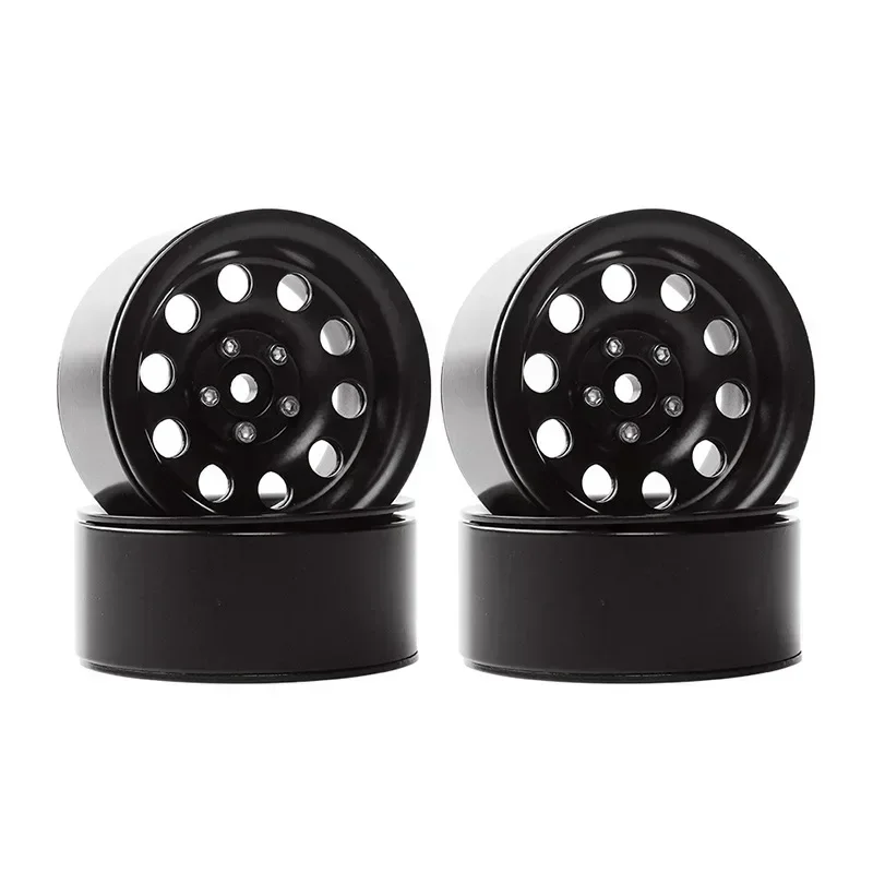 4 قطعة حافة عجلة Beadlock معدنية 2.2 بوصة لـ 1/10 RC الزاحف المحوري SCX10 RR10 90053 AX10 الشبح 90056 90045 90048