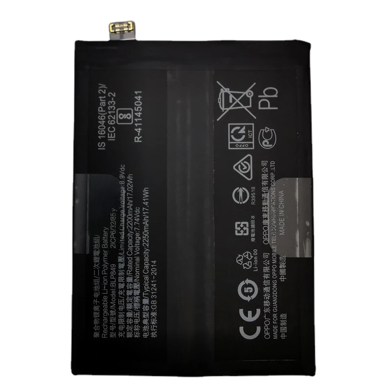 100% Orginal Neue Hohe Qualität BLP849 4500 mAh Batterie Für OPPO Realme GT/Realme GT NEO Handy Batterien bateria