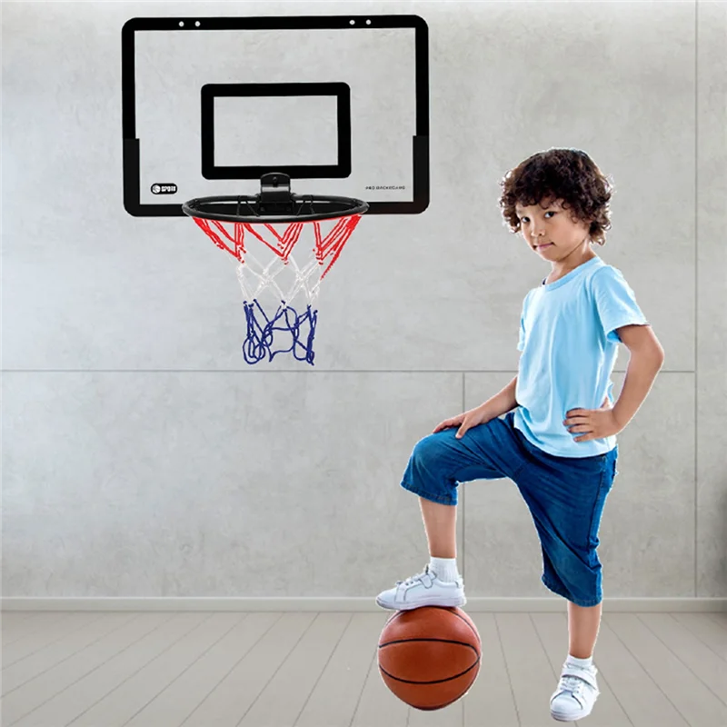 Draagbare Grappige Mini Basketbal Hoepel Speelgoed Kit Indoor Thuis Basketbal Fans Sport Spel Speelgoed Set Voor Kinderen Kinderen Volwassenen