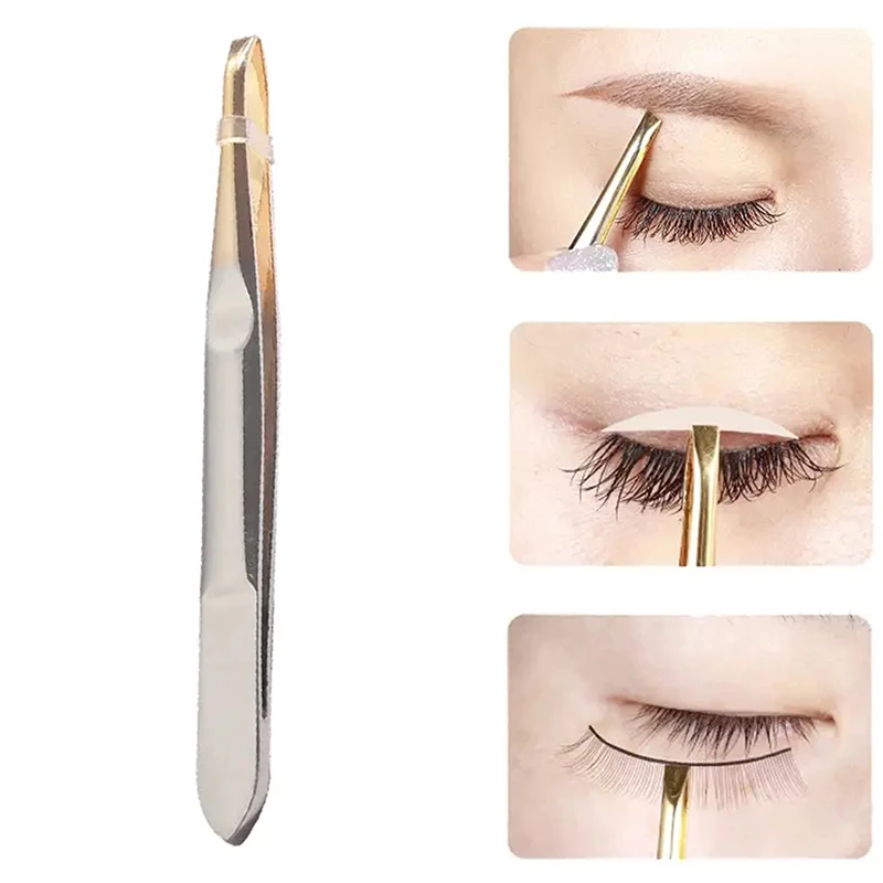 Eyebrow Tweezer Hair Beauty Fine Hairs Puller Stainless Steel Eye Brow Clips Removal Hair Removal Tweezers Makeup Tools
