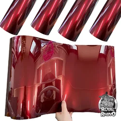 High Glossy Liquid Metallic Dragon Blood red Wrapping Vinyl Film For Motorcycle Stickers Decals Auto Car Accessories Wrap Foll