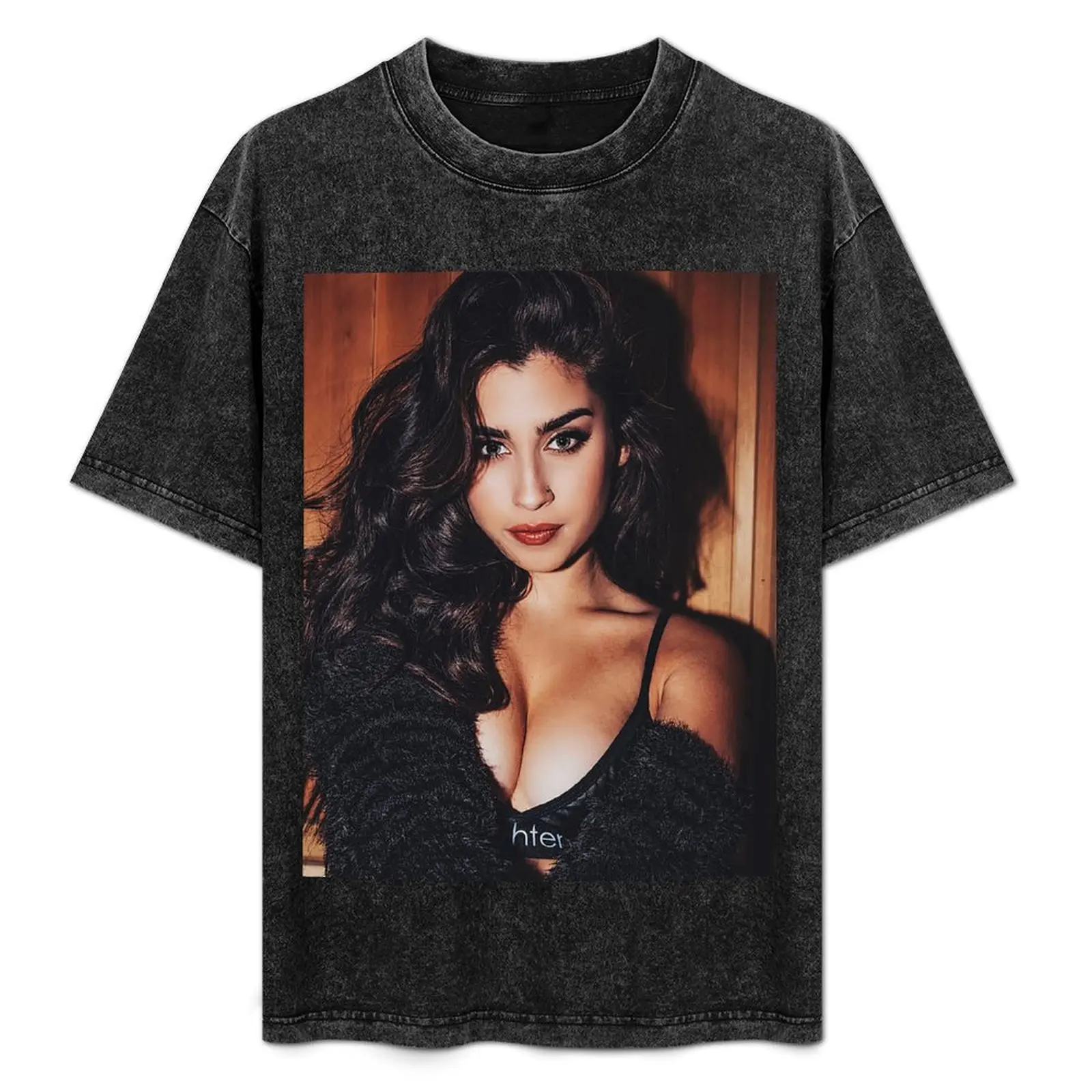 Camiseta Básica Casual de Cor Sólida Lauren Jauregui - Kode Mag 2