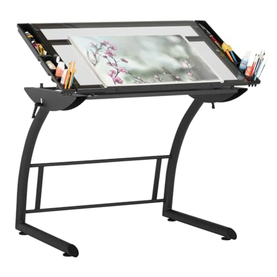 Triflex Drawing Table Sit to Stand Up Adjustable Office Home Computer Desk 35.25