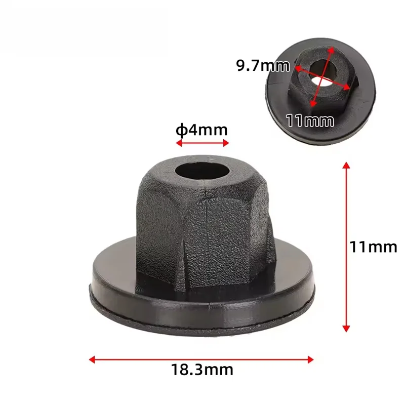 51161943122 20PCS R-142 Self-tapping screw base suitable for fixing buckle of fender liner nut of BMW splash guard 90413589