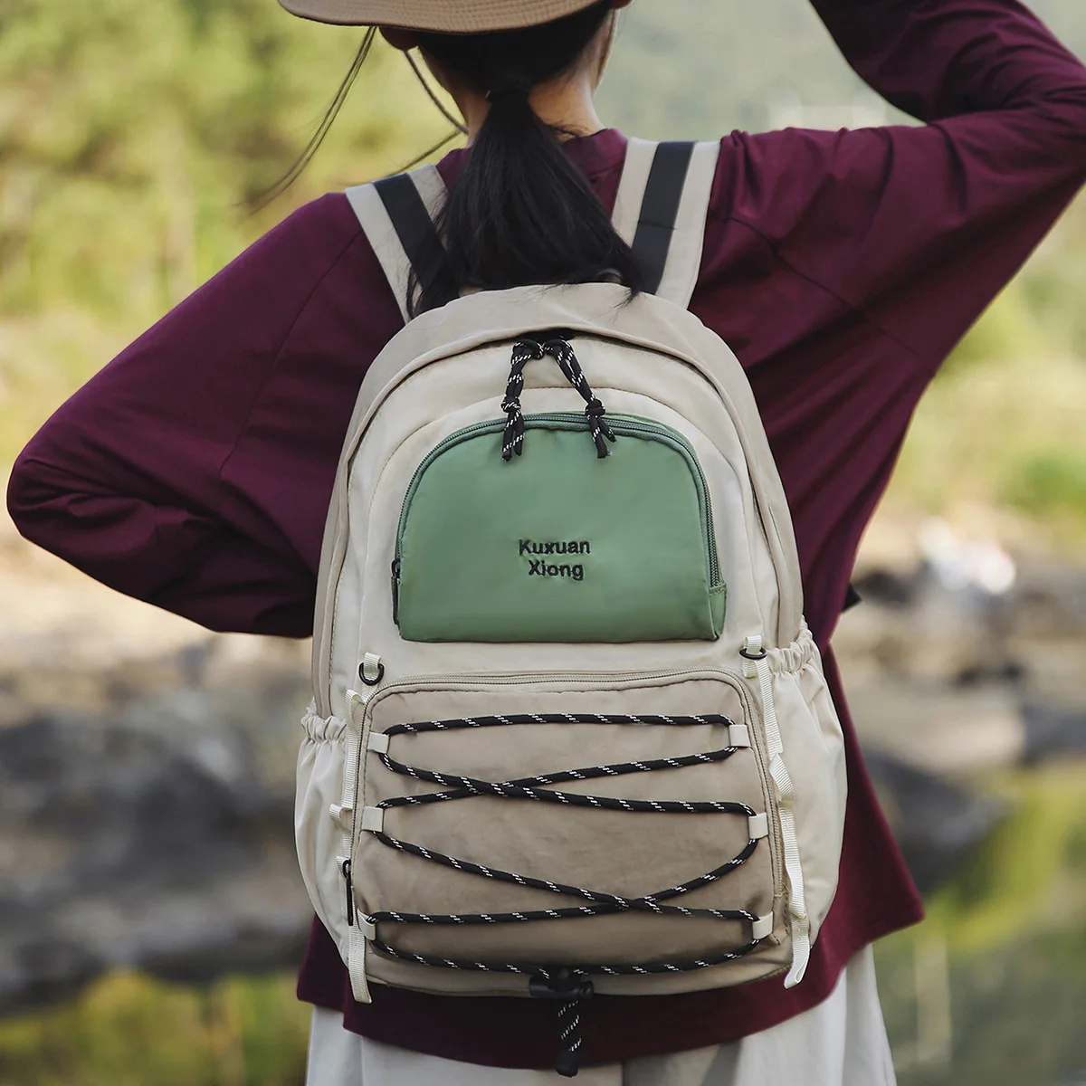 

High School Student Backpack, Men's Bag, Commuter Backpack, Junior High School Computer Bag, Large Capacity Travel Bag, Backpack for Women, Outdoor