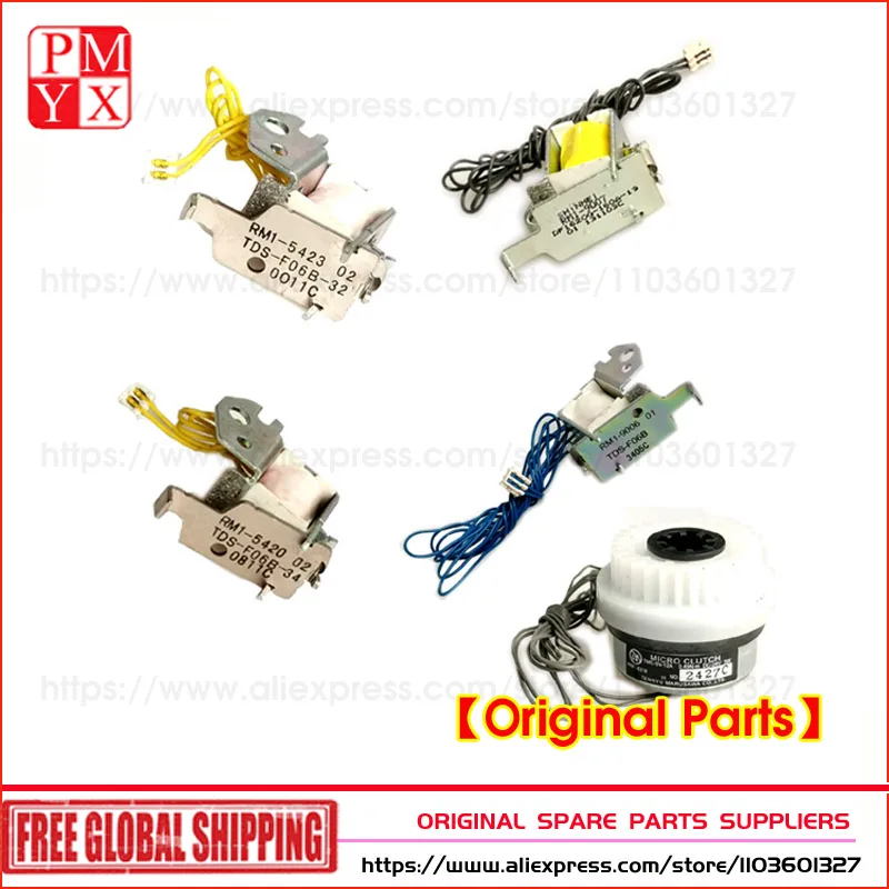 

RM1-5420 RM1-5423 RM1-9006 RM1-9007 Соленоид для HP M351 451 M476 CP2025 2320 Сцепление RM1-8318 Детали принтера byNI-KDS Лазерная печать